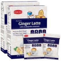 Pacote com 2 unidades Instant Ginger Latte Pocas com creme não lácteo 20P
