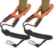 Pacote com 2 unidades Kayak Anchor Grip Antidious com 5 m de Paracord Orange