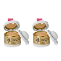 Pacote com 2 unidades para cabelo loiro médio Root Touch Up Powder Style Edit