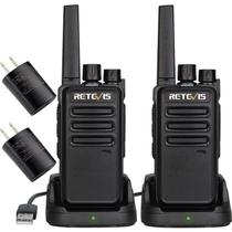 Pacote com 2 Walkie Talkies Retevis RT68 recarregáveis para adultos Pacote com 2 Walkie Talkies Retevis RT68 recarregáveis para adultos