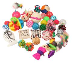 Pacote com 20 Brinquedos Fashion's Talk para Gatos