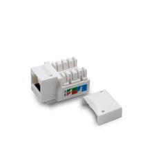 (pacote com 20) Conector de parede Ethernet Cat6 Keystone Jack Verbex branco