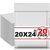 Pacote com 20 envelopes Bubble Mailers, 50x60 cm, impermeáveis Pacote com 20 envelopes Bubble Mailers, 50x60 cm, impermeáveis