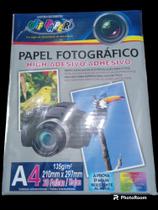 Pacote com 20 folhas de Papel Adesivo Fotográfico Off Paper