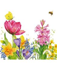 Pacote Com 20 Guardanapos De Papel 33x33cm Butterfly Bee Napkin Pacote Com 20 Guardanapos De Papel 33x33cm Butterfly Bee Napkin