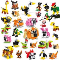 Pacote com 20 lembrancinhas de festa Building Block Toy HOGOKIDS com 30 animais