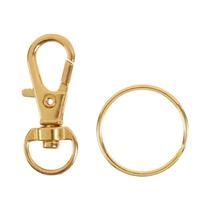 Pacote Com 20 Peças De Clipe Giratório Para Chaves, Acessórios De Joalheria DIY Pacote Com 20 Peças De Clipe Giratório Para Chaves, Acessórios De Joalheria DIY