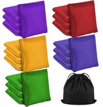 Pacote com 20 sacos de feijão TINDTOP, 10 x 10 cm, jogo de arremesso leve Pacote com 20 sacos de feijão TINDTOP, 10 x 10 cm, jogo de arremesso leve