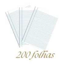 Pacote com 200 Folhas de Papel Pautado O Aliado Perfeito para Seus Estudos e Anotações Pacote com 200 Folhas de Papel Pautado O Aliado Perfeito para Seus Estudos e Anotações