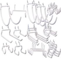 Pacote com 24 ganchos Pegboard Hooks KINOMI Heavy Duty Tool Holks (branco)