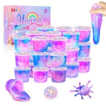 Pacote com 24 lembrancinhas Slime Party Favors NPNE Unicorn para crianças