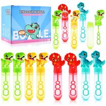 Pacote com 24 recarregáveis Bubble Wands Wobeny Dinosaur para crianças