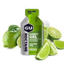 Pacote com 24 unidades de limão salgado Energy GEL GU Roctane Ultra Endurance