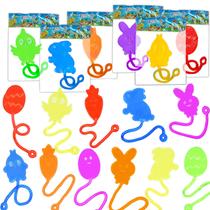 Pacote com 28 brinquedos Sticky Hands Toys Mchochy Easter Theme Pacote com 28 brinquedos Sticky Hands Toys Mchochy Easter Theme