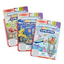 Pacote com 3 adesivos Flip-Flap Pad Melissa & Doug PAW Patrol