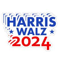 Pacote com 3 adesivos Kamala Harris Tim Walz 2024 à prova d'água Pacote com 3 adesivos Kamala Harris Tim Walz 2024 à prova d'água