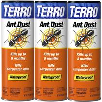Pacote com 3 Ant Killer Dust Terro, 1 kg cada, à prova d'água