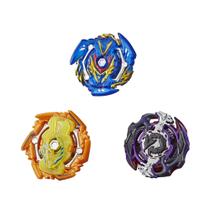 Pacote com 3 Beyblade Burst Rise Hypersphere Battle Guardians