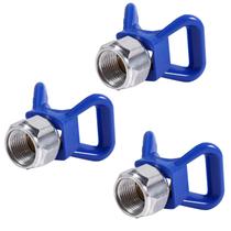 (Pacote com 3) Bicos de pulverização reversíveis Guard Base G7/8 Blue X para pistolas de pintura sem ar BLOLACDZ 246-215