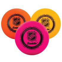 Pacote com 3 bolas de hóquei de rua Franklin Sports NHL Multi-Density