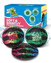 Pacote com 3 bolas de melancia Water Skip Ball para crianças e adultos Pacote com 3 bolas de melancia Water Skip Ball para crianças e adultos