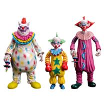 Pacote com 3 bonecos de brinquedo Kratos Power Killer Klowns de 20 cm