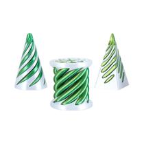 Pacote Com 3 Brinquedos Antiestresse Em Forma De Cone Espiral Impressos Em 3D Para Relaxamento E Pacote Com 3 Brinquedos Antiestresse Em Forma De Cone Espiral Impressos Em 3D Para Relaxamento E