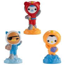 Pacote com 3 brinquedos aquáticos OCTONAUTS Bath Squirters Cracas, Kwazii e Peso