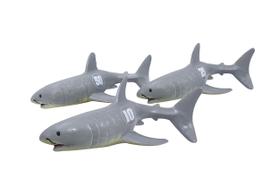 Pacote com 3 brinquedos de mergulho Swimline Dive Shark Frenzy para crianças com piscina e banho Pacote com 3 brinquedos de mergulho Swimline Dive Shark Frenzy para crianças com piscina e banho