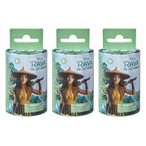 Pacote com 3 brinquedos Disney Princess Raya e O Último Dragão