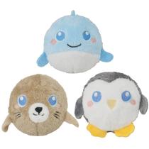 Pacote com 3 brinquedos para cães DKING Squeaky Balls para cães pequenos e médios