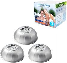Pacote com 3 cartuchos de cloro para banheira de hidromassagem Pacote com 3 cartuchos de cloro para banheira de hidromassagem