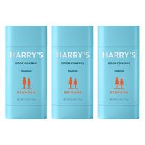 Pacote com 3 desodorantes Harry's Men Odor Control, isento de alumínio