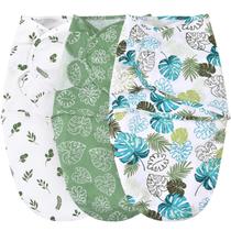 Pacote com 3 embrulhos para bebês David's Kids de algodão 21 x 12 cm