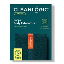 Pacote com 3 esfoliantes corporais Cleanlogic Sport