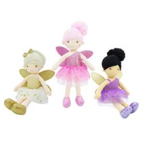 Pacote com 3 Fairy Dolls June Garden Enchanted Garden 12