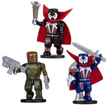 Pacote com 3 Figuras de Brinquedo McFarlane Toys Spawn Construct-a-Figure