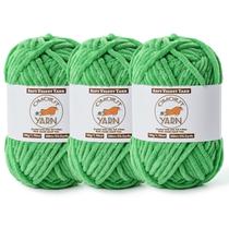 Pacote com 3 fios: Velvet Chunky, 50 g, crochê macio