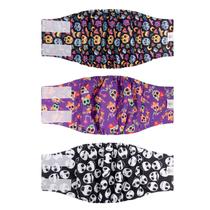 Pacote com 3 fraldas CuteBone para cães machos de Halloween