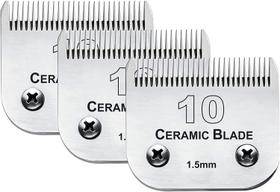 Pacote com 3 lâminas de reposição para cuidar de cães para Andis/Oster/Wahl Pacote com 3 lâminas de reposição para cuidar de cães para Andis/Oster/Wahl