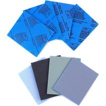 Pacote Com 3 Lixas De Espuma Flexíveis De Uso Duplo 320-1500 Grit Para Drywall, Madeira, Metal E