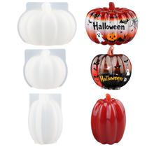 Pacote com 3 moldes de resina de silicone de abóbora F FYJS Mini 3D Pacote com 3 moldes de resina de silicone de abóbora F FYJS Mini 3D