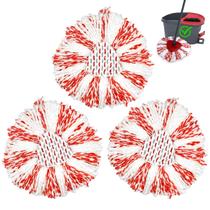 Pacote com 3 Mop Refill, Deep Clean atualizado para O Ceda EasyWring