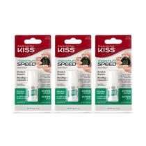 Pacote com 3 Nail Glue Kiss Maximum Speed Pacote com 3 Nail Glue Kiss Maximum Speed
