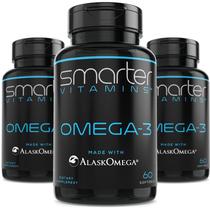 (Pacote com 3) Óleo de Peixe Omega 3 Smarter 2000 mg DHA EPA 180 Cápsulas Gelatinosas (Pacote com 3) Óleo de Peixe Omega 3 Smarter 2000 mg DHA EPA 180 Cápsulas Gelatinosas
