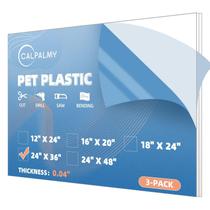 (pacote com 3) Painéis de folha de PET de 60 x 90 cm e 1 mm leves e inquebráveis (pacote com 3) Painéis de folha de PET de 60 x 90 cm e 1 mm leves e inquebráveis