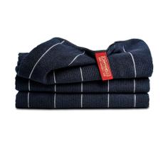 Pacote com 3 Panos de Microfibra para Cozinha Campanelli Luxe 66x46 cm