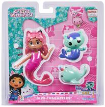 Pacote com 3 personagens SwimWays Gabby's Dollhouse Dive para crianças a partir de 5 anos Pacote com 3 personagens SwimWays Gabby's Dollhouse Dive para crianças a partir de 5 anos