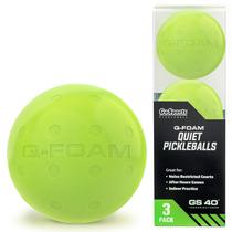 Pacote com 3 Pickleballs GoSports GS 40 Q-Foam para ambientes internos ou externos Pacote com 3 Pickleballs GoSports GS 40 Q-Foam para ambientes internos ou externos