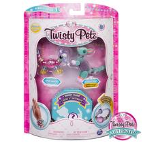 Pacote com 3 Pixie Mouse Toy Twisty Petz, quarto radiante com pulseira